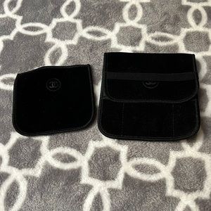 CHANEL velvet pouches